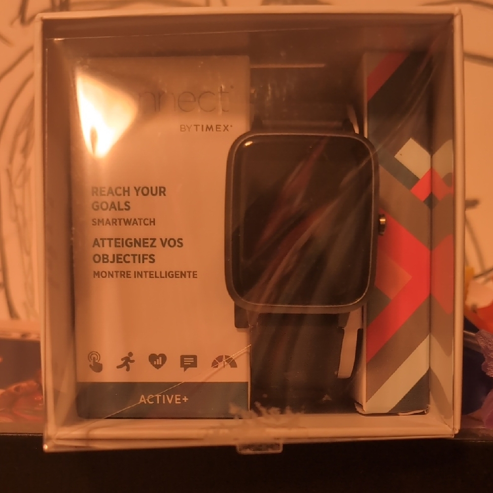 Timex Connect Black and Gold Smartwatch